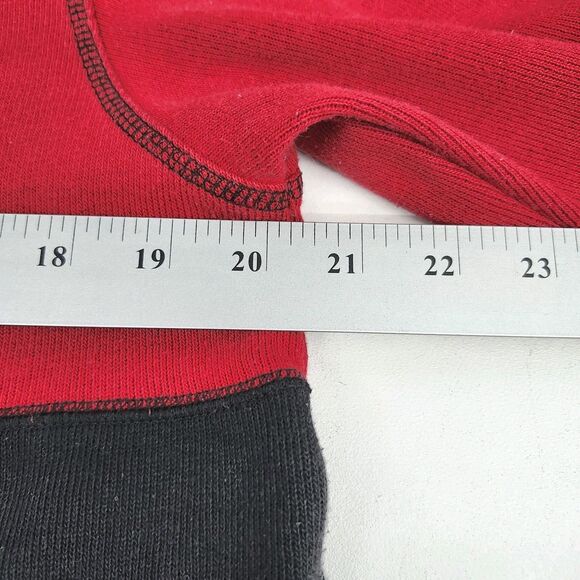 Onque Casuals Christmas Sweater Cardigan Womens Large Reindeer Candy Cane Button - Picture 9 of 11